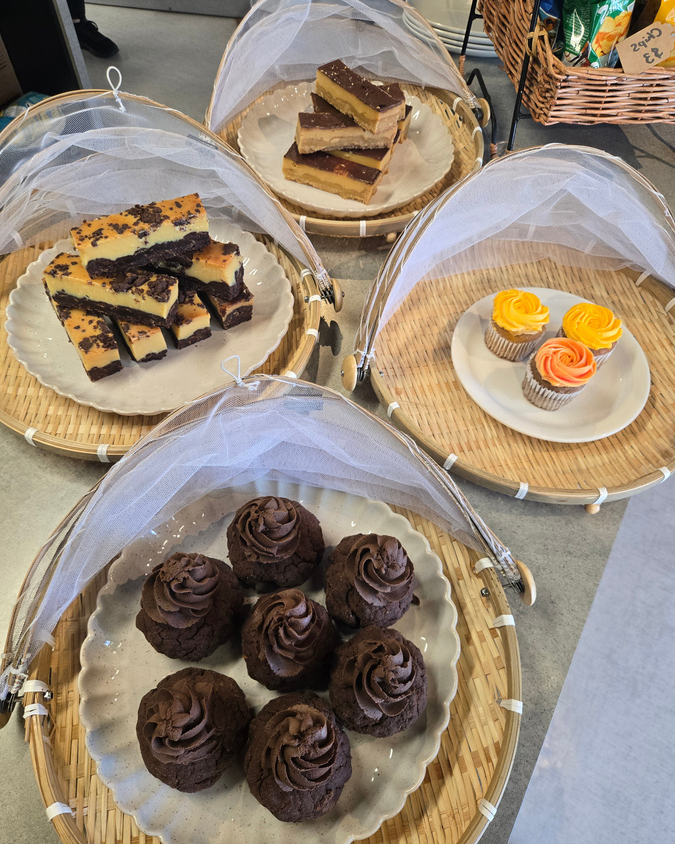 Sweet treats available for Year 13 Students & Staff members at the Café.
